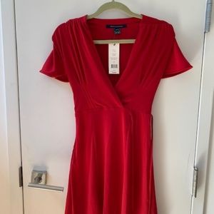 French Connection Red Mini Dress Size 0/2 NWT